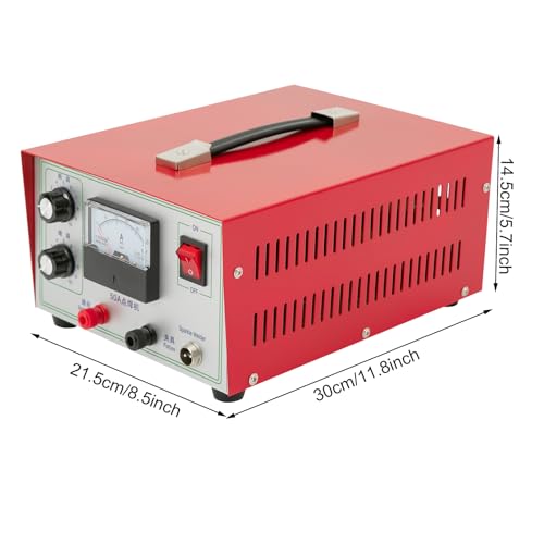 Portable Jewelry Spot Welder, Jewelry Welding Machine, Pulse Sparkle Spot Welder, Adjustable Permanent Jewelry Welder kit for Platinum Gold Silver Steel, 500W, Welding Diameter 0.5-1.2mm