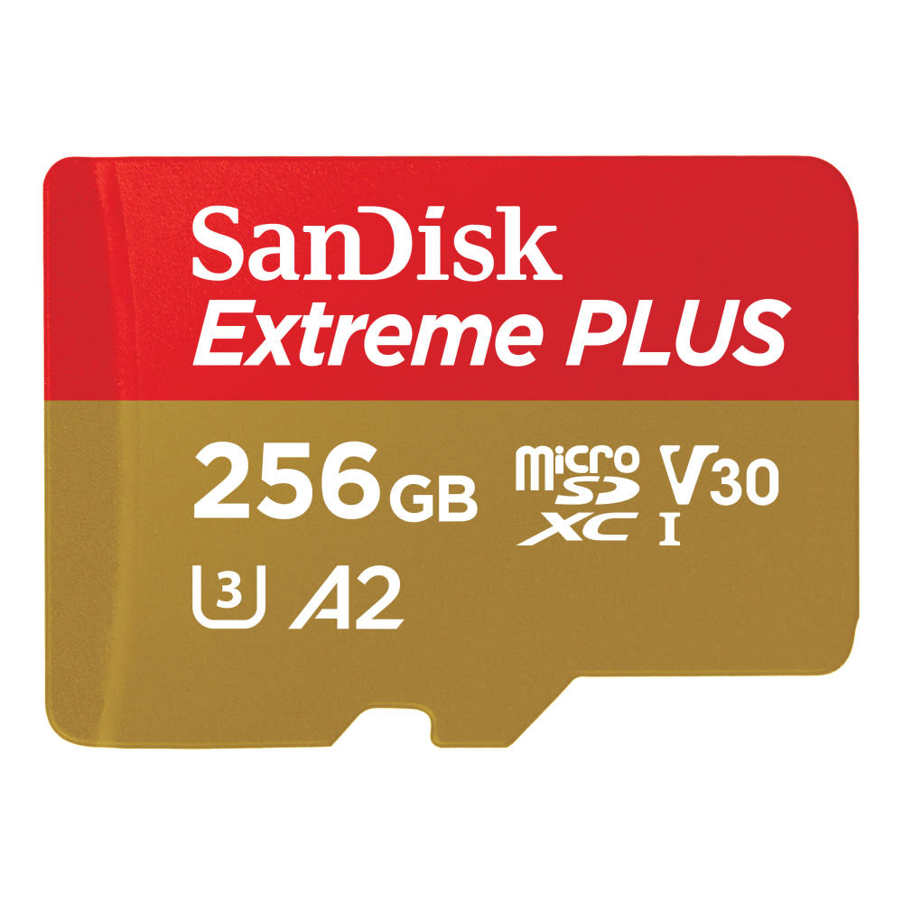 SanDisk Extreme 256GB microSDXC UHS-I Memory Card (SDSQXBZ-256G-ANCMA)