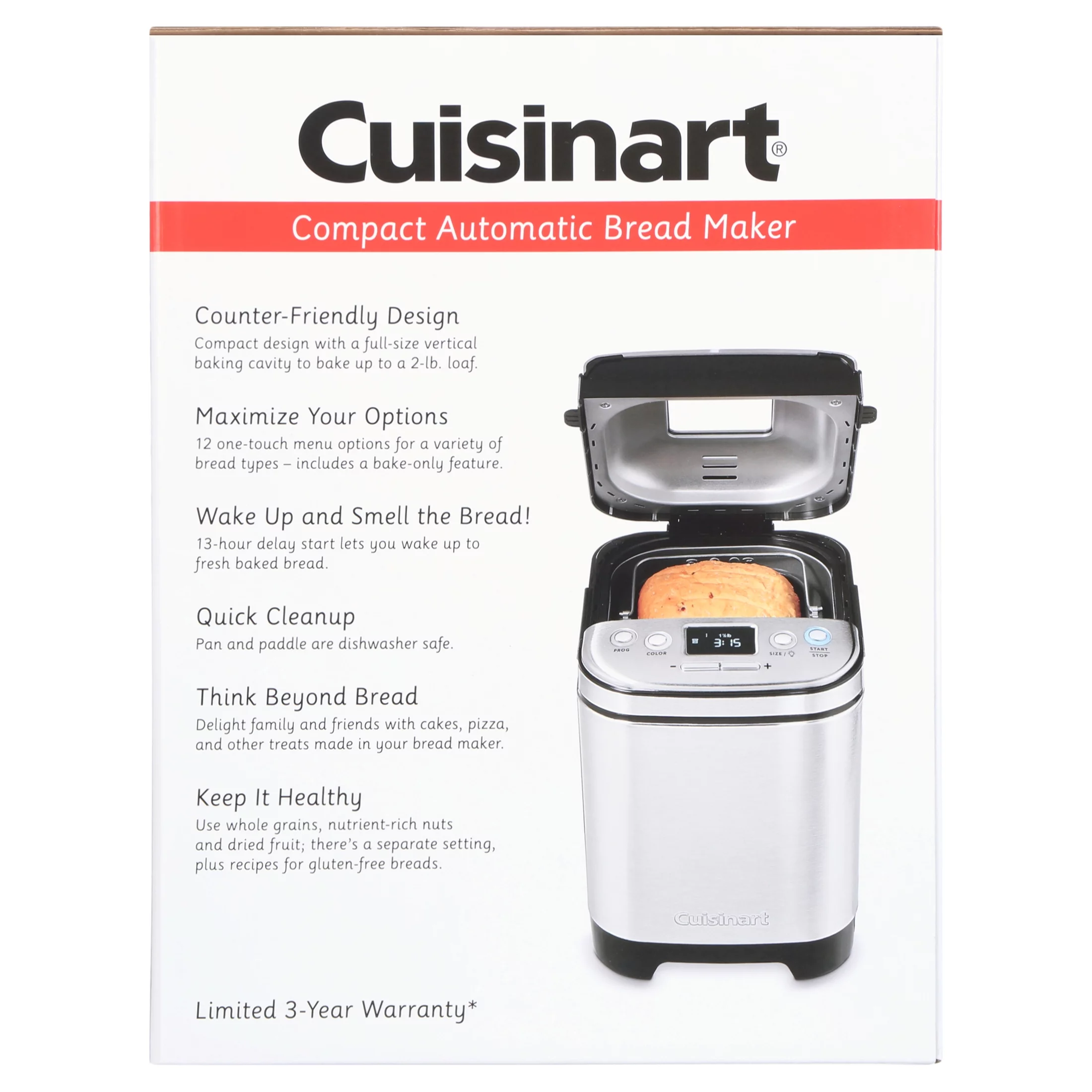 Cuisinart Bread Makers Compact Automatic Bread Maker