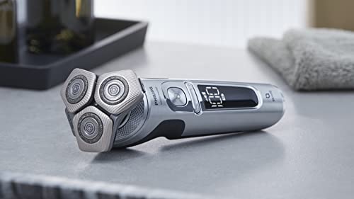 Philips Shaver Series 9000 Prestige Wet and Dry Electric Shaver for Men with SkinIQ (Model SP9885/35)