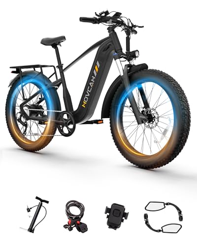 EB60 26" Fat Tire Electric Bike for Adults,2000W Motor Peak 2500W Up to 35MPH&70Miles,48V 20.8AH Hidden Battery,Commuting Electric Mountain Bike, 7 Speed Gear, Hydraulic Brake Ebike