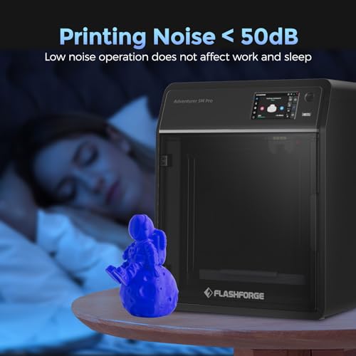 FLASHFORGE Adventurer 5M Pro 3D Printer, 600mm/s Max High-Speed 3D Printers with Auto Leveling, Dual Filtration System, Remote Monitoring, Quick Detachable Nozzle,Effective Cooling, Automatic Shutdown