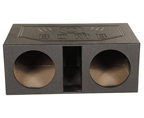 QPower QBOMB12VL 12" Dual Vented Ported Car Subwoofer Sub Box Enclosure