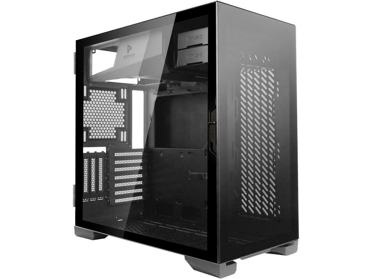 Antec Performance Series P120 Crystal E-ATX Mid-Tower Case Tempered Glass Front