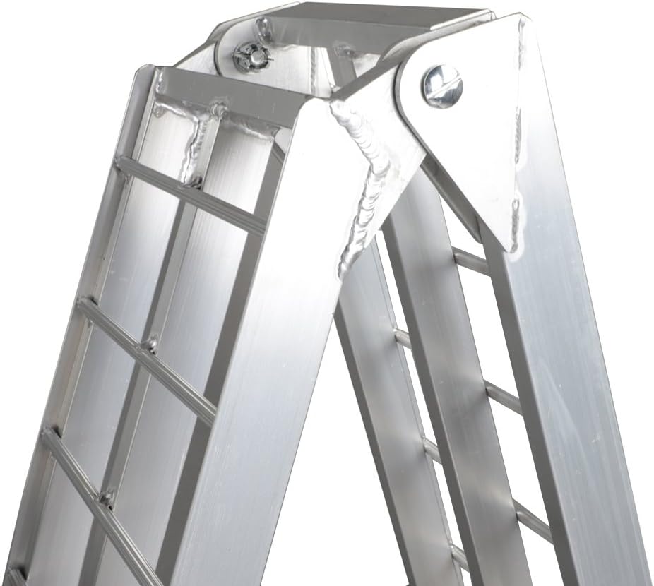 7.5ft 2Pcs Aluminum Loading Ramps for Lawnmower ATV UTV Truck Folding Ramps with Support Legs &Load Straps,Folding Ramps Motorcycle, Solid Ramps for every day use.