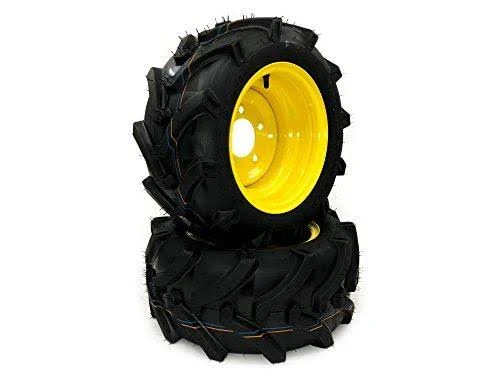MowerPartsGroup (2) Replacement Front Wheel Assemblies Fits John Deere 18x8.50-10 Lva20123