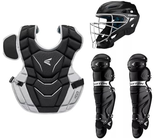 Easton | GAMETIME 2.0 Baseball Catcher's Equipment | Box Set | NOCSAE Approved | Youth/Intermediate/Adult | Multiple Colors