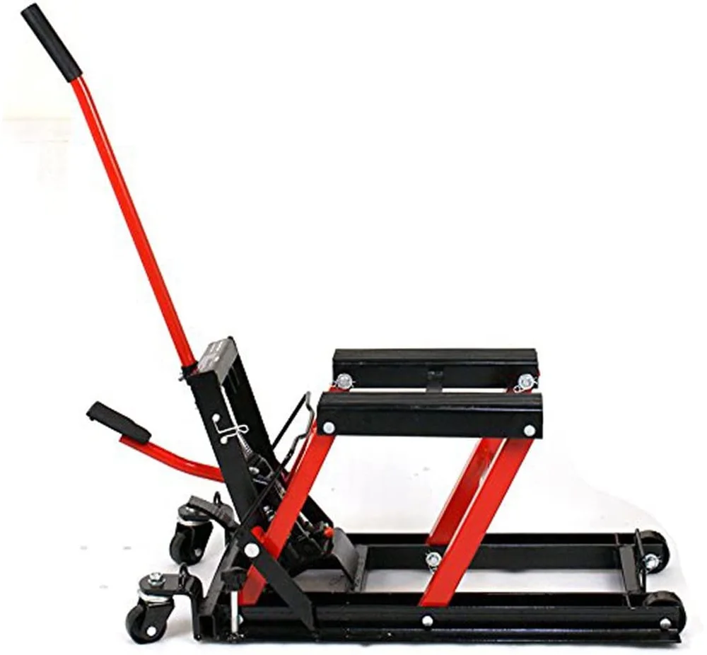 INTSUPERMAI Motorcycle Workbench Hydraulic Lift Jack Garage Repair Tool