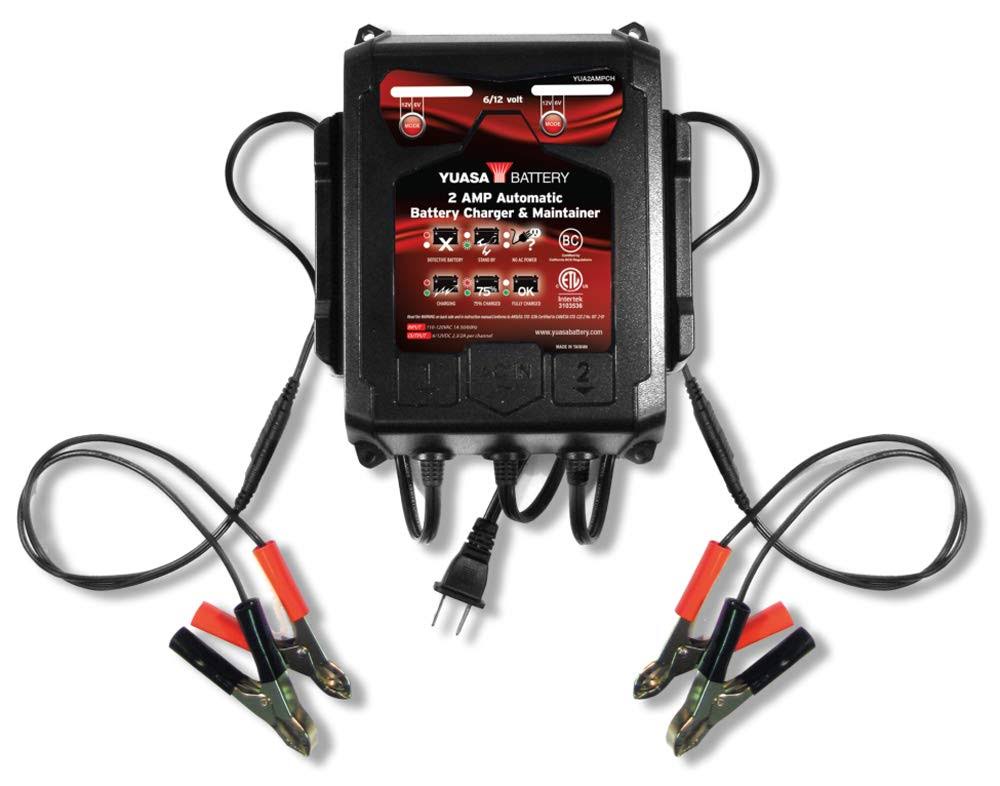 Yuasa 2 Amp Automatic Battery Charger - YUA2AMPCH