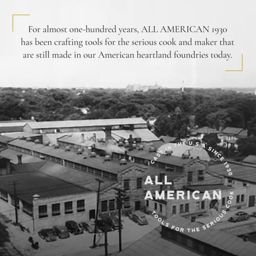 All American 1930: Pressure Cooker/Canner (The 915) - Exclusive Metal-to-Metal Sealing System - Suitable for Gas, Electric, or Flat Top Stoves - Made in the USA