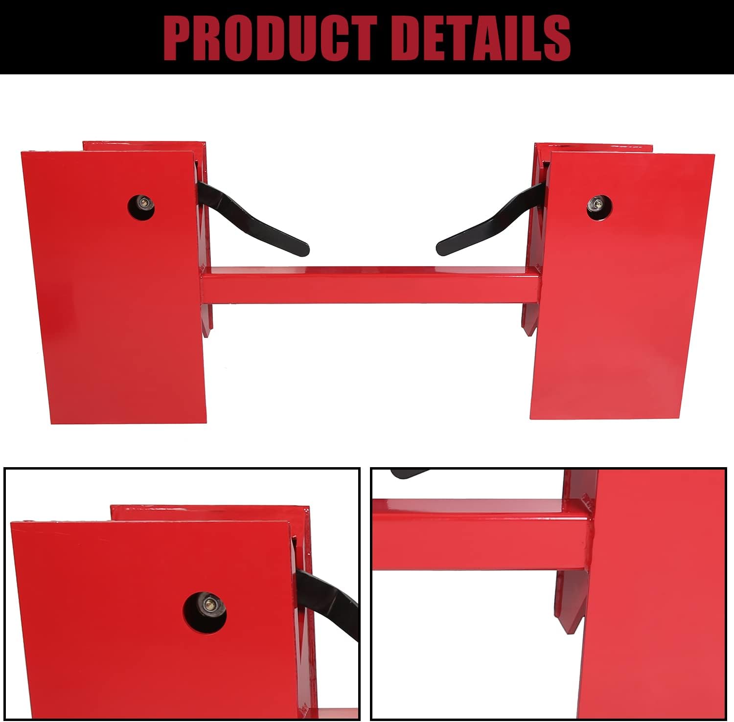 ECOTRIC New Universal Skid Steer Style Mount Quick Tach Conversion Adapter Plate Bobtach Blank