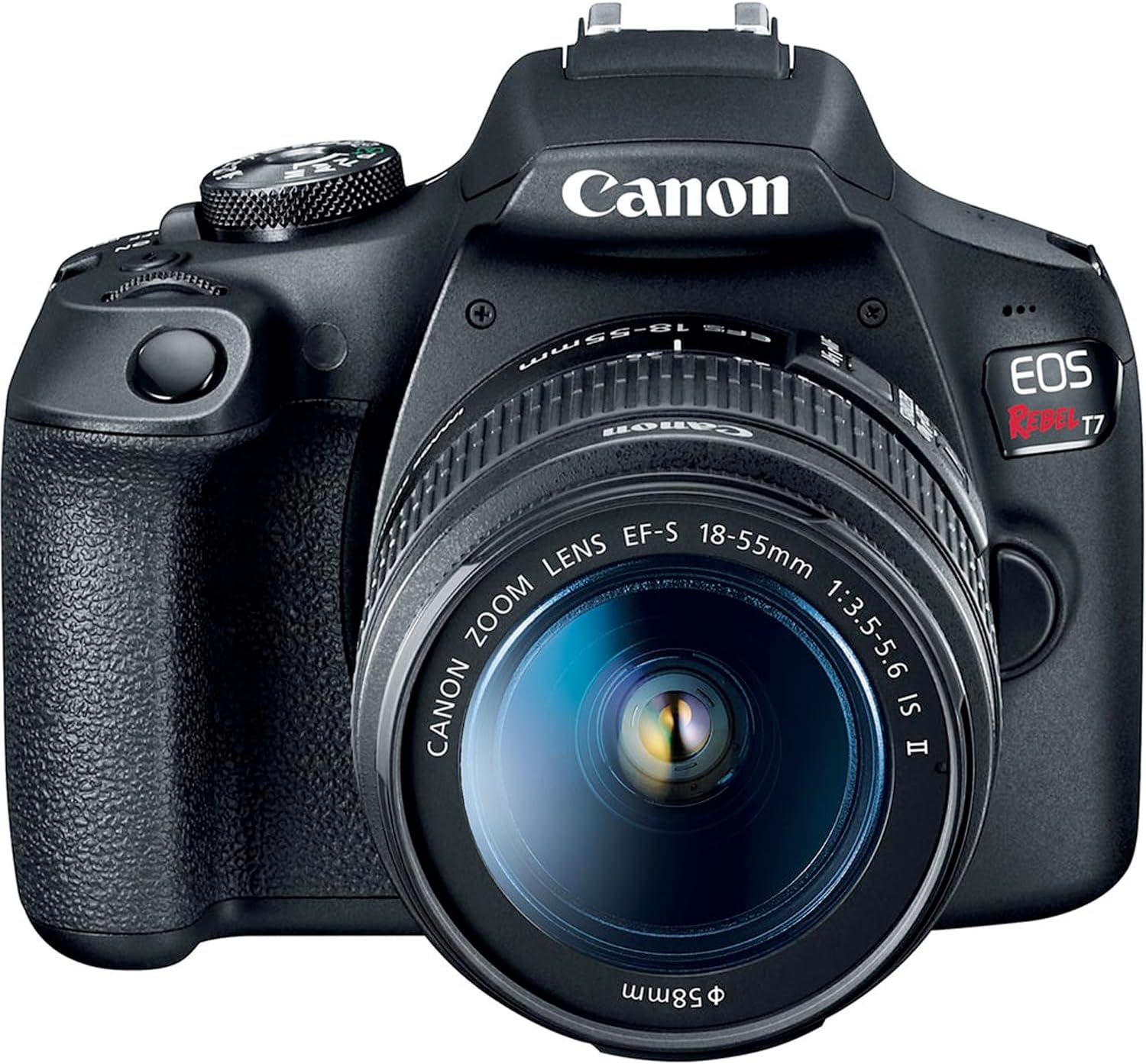 Canon EOS Rebel T7 DSLR Camera with EF-S 18-55mm f/3.5-5.6 is II Lens + Accessory Bundle (Renewed)
