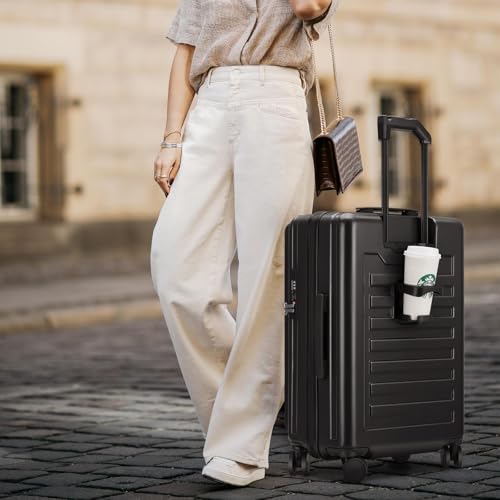 ROAMING Grace Expandable Carry On Luggage Airline Approved, 20 Inch Hardside Carry On Suitcase with Wheels, Travel Harshell Spinner Small Luggage with Tsa Lock, Jade cyan, 20-Inch Carry-On