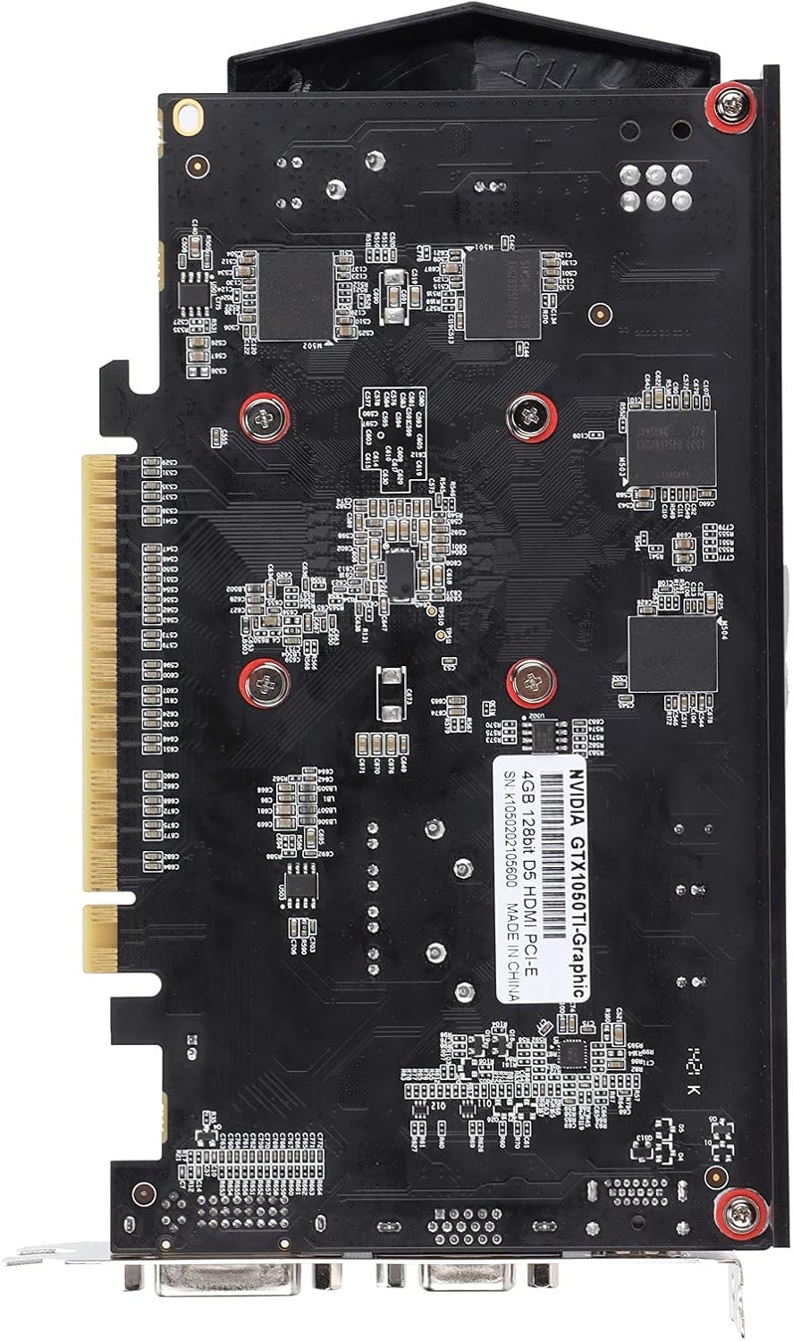 BTER Gaming Graphics Card, 128bit 4GB DDR5 1250MHz Dual Fan Computer Graphics Card with Automatic Recognition, Plug and Play Low Noise PC Video Card for Dual Fan Desktop Computer