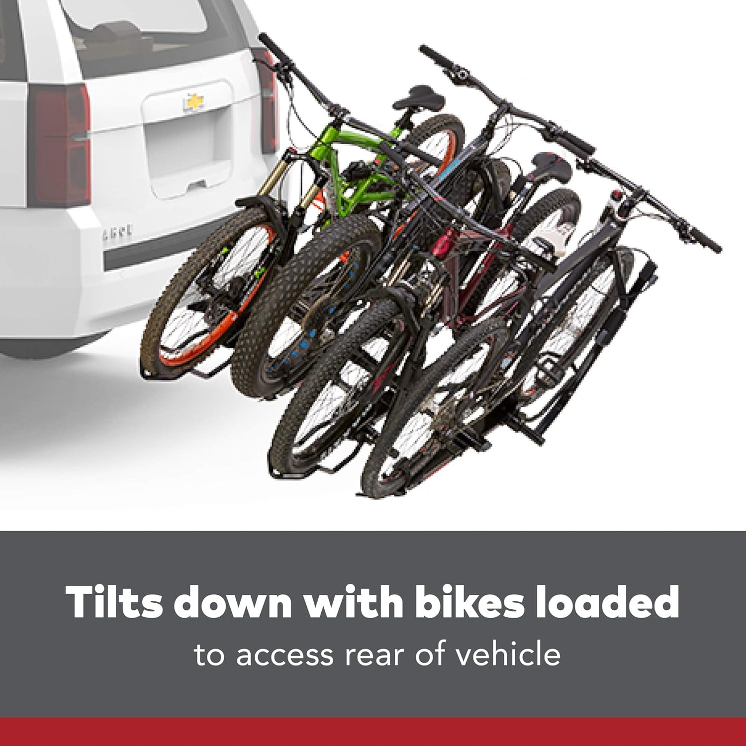 YAKIMA - HoldUp EVO 2 Hitch Mounted Tray Bike Rack, 2 Bike Capacity