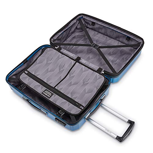 Samsonite Winfield 3 DLX Hardside Expandable Luggage with Spinners, Silver, Carry-On 20-Inch