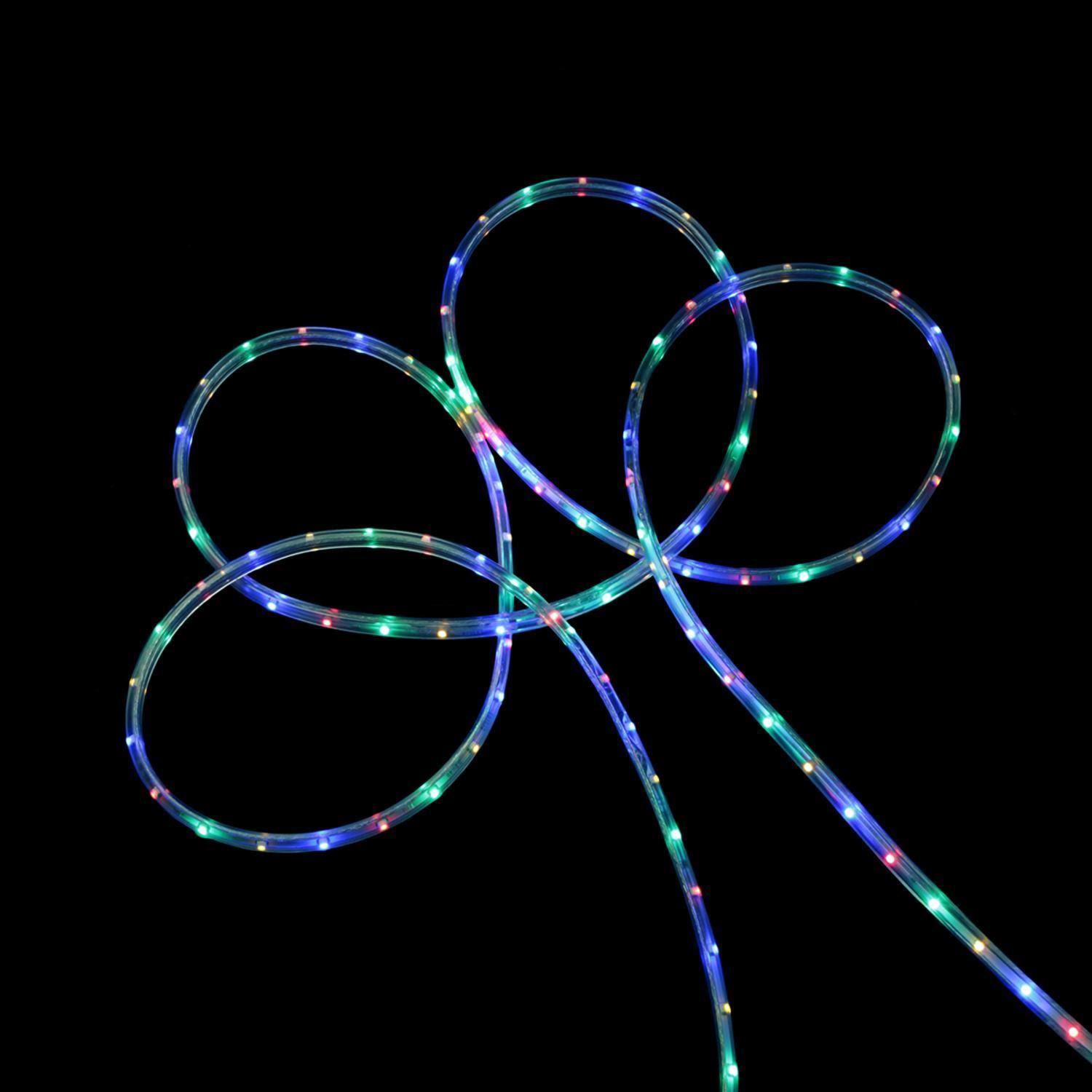 100& Commercial Multi-Color LED Indoor-Outdoor Christmas Linear Tape Lighting