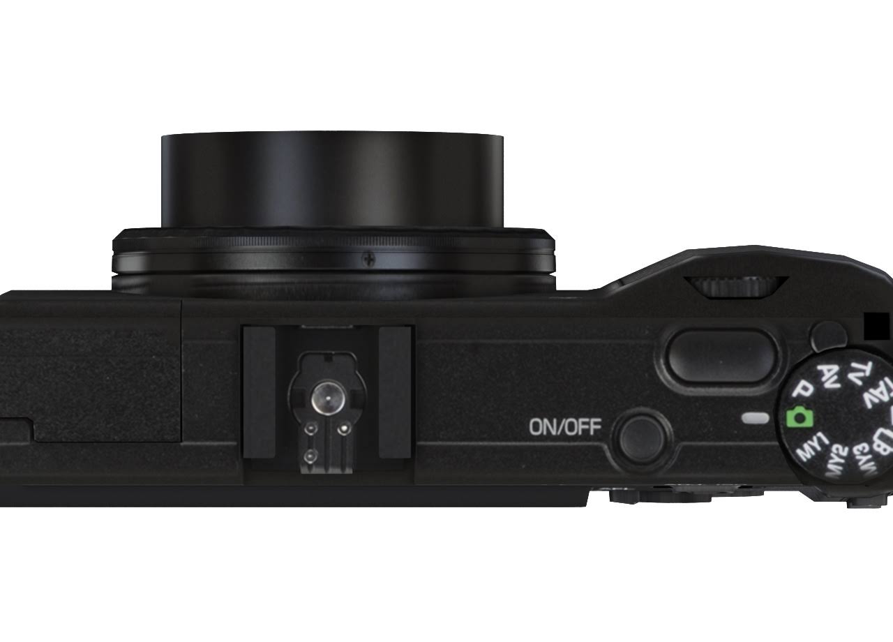 Ricoh GR 16.2 MP Compact Digital Camera - 1080p - Black
