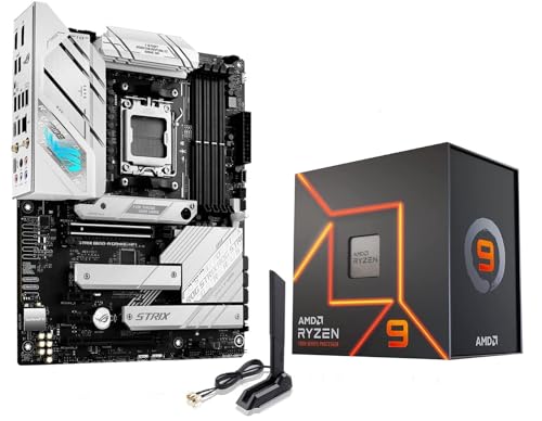 MICRO CENTER AMD Ryzen 7 7800X3D 8-Core16-Thread Desktop Processor with ASUS ROG Strix B650E-F Gaming WiFi AM5 Gaming Motherboard
