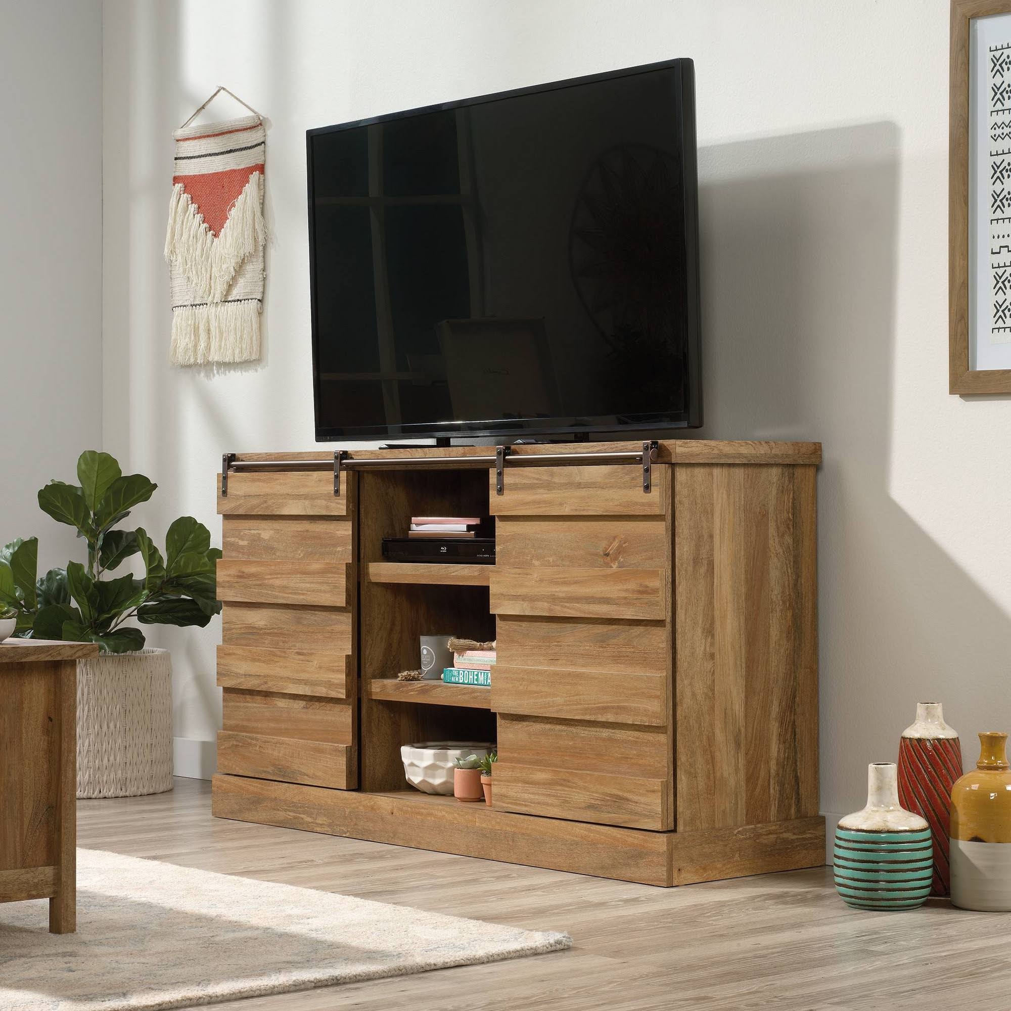 Sauder Cannery Bridge Credenza - Sindoori Mango