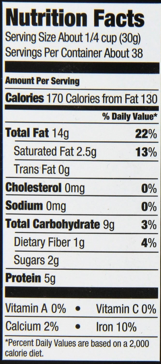 Kirkland Signature Unsalted Cashews, 2.5 lb, 2 Pack, 1count