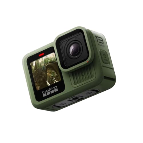 GoPro HERO13 Black Accessory Bundle - Includes The Handler, 2 Enduro Batteries, 2 Curved Adhesive Mounts, 64GB SanDisk MicroSD Card, and Carrying Case