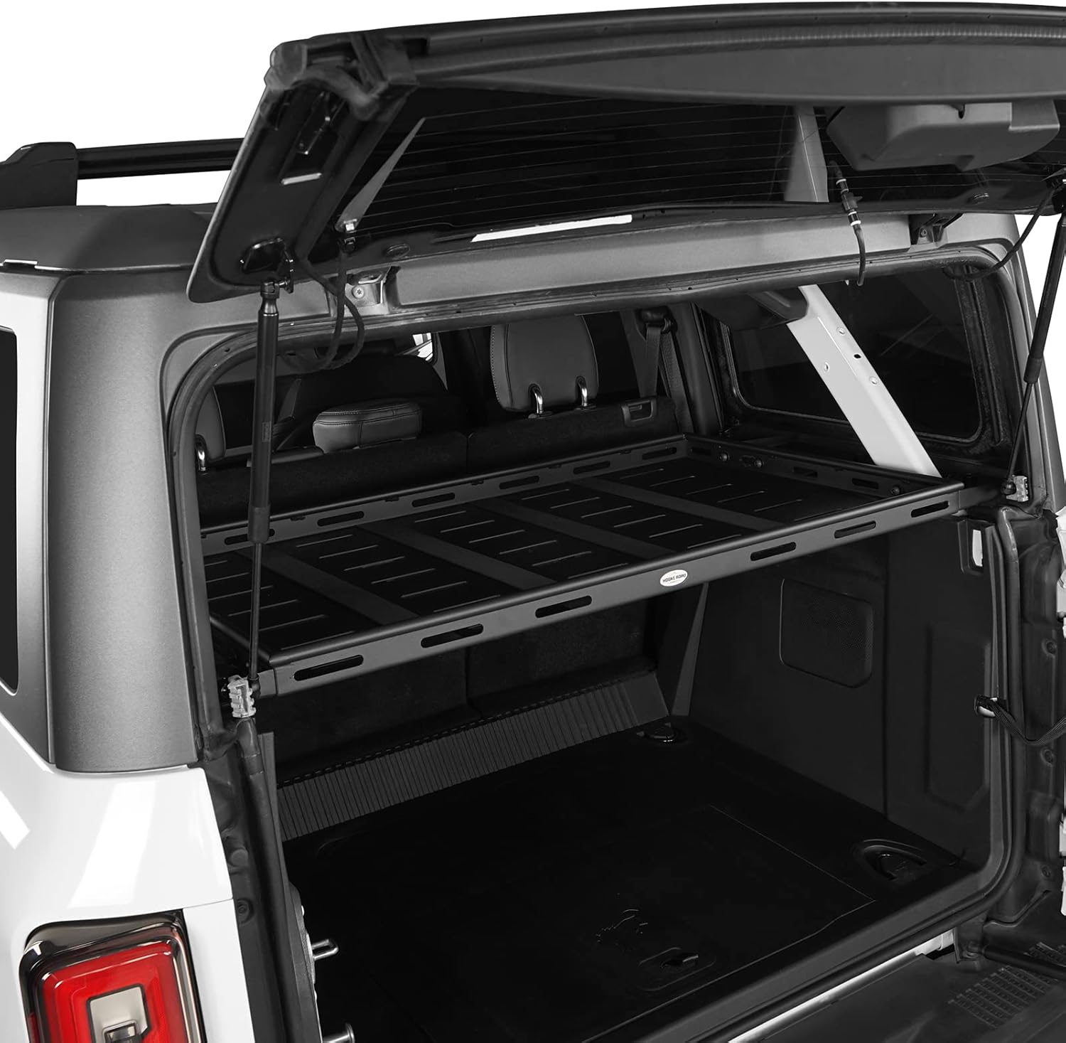 u-Box Bronco Rear Cargo Rack Interior Trunk Organizer Basket Compatible with Ford Bronco 2021 2022 2023 2024 4-Door Hardtops (Exclude Sport Models) - Bronco Storage Accessories