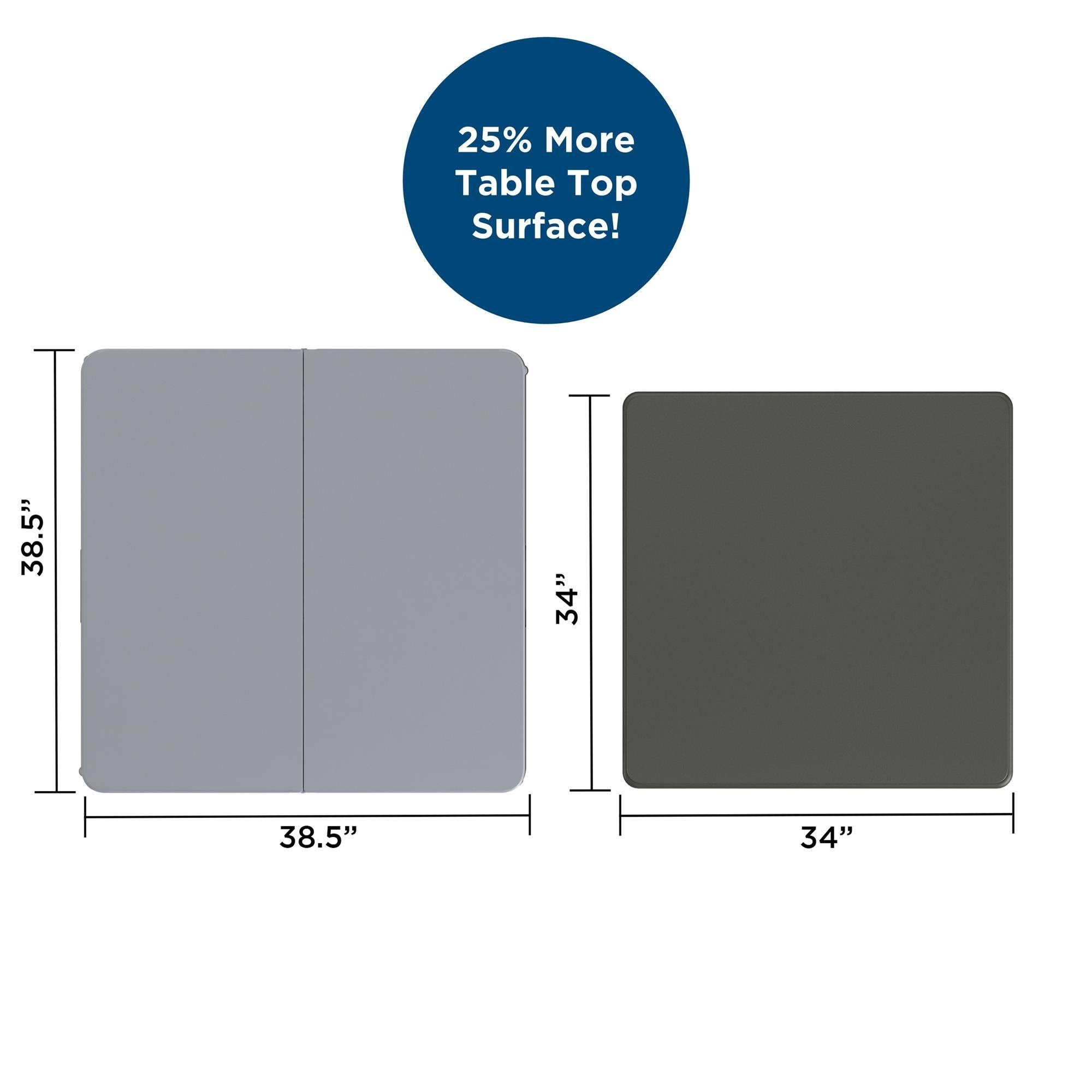 Cosco XL Fold-in-Half Card Table (14036GRY1E)