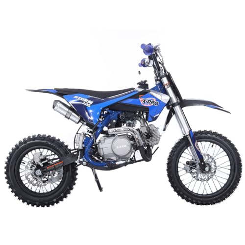 X-PRO Storm 125cc Zongshen Engine Kids Dirt Bike Pit Bike Youth Dirt Pit Bike with 4-Speed Manual Transmission,Big 14"/12" Tires!