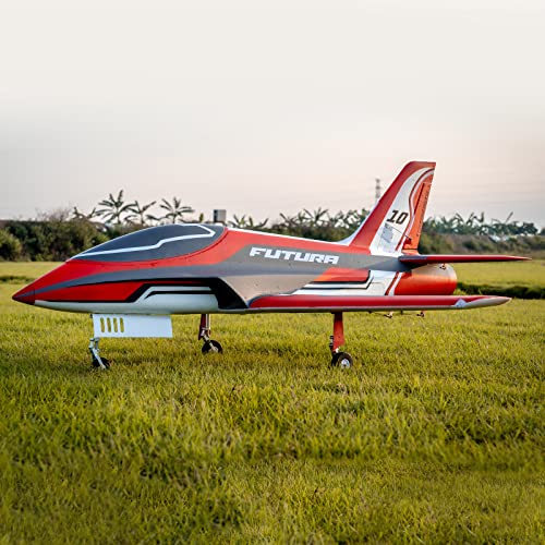 Fms Rc Plane for Adults EDF Jet Remote Control Airplane Futura V3 80mm Ducted Fan 12-Blade 6 Channel Rc Planes PNP (No Radio, Battery, Charger)