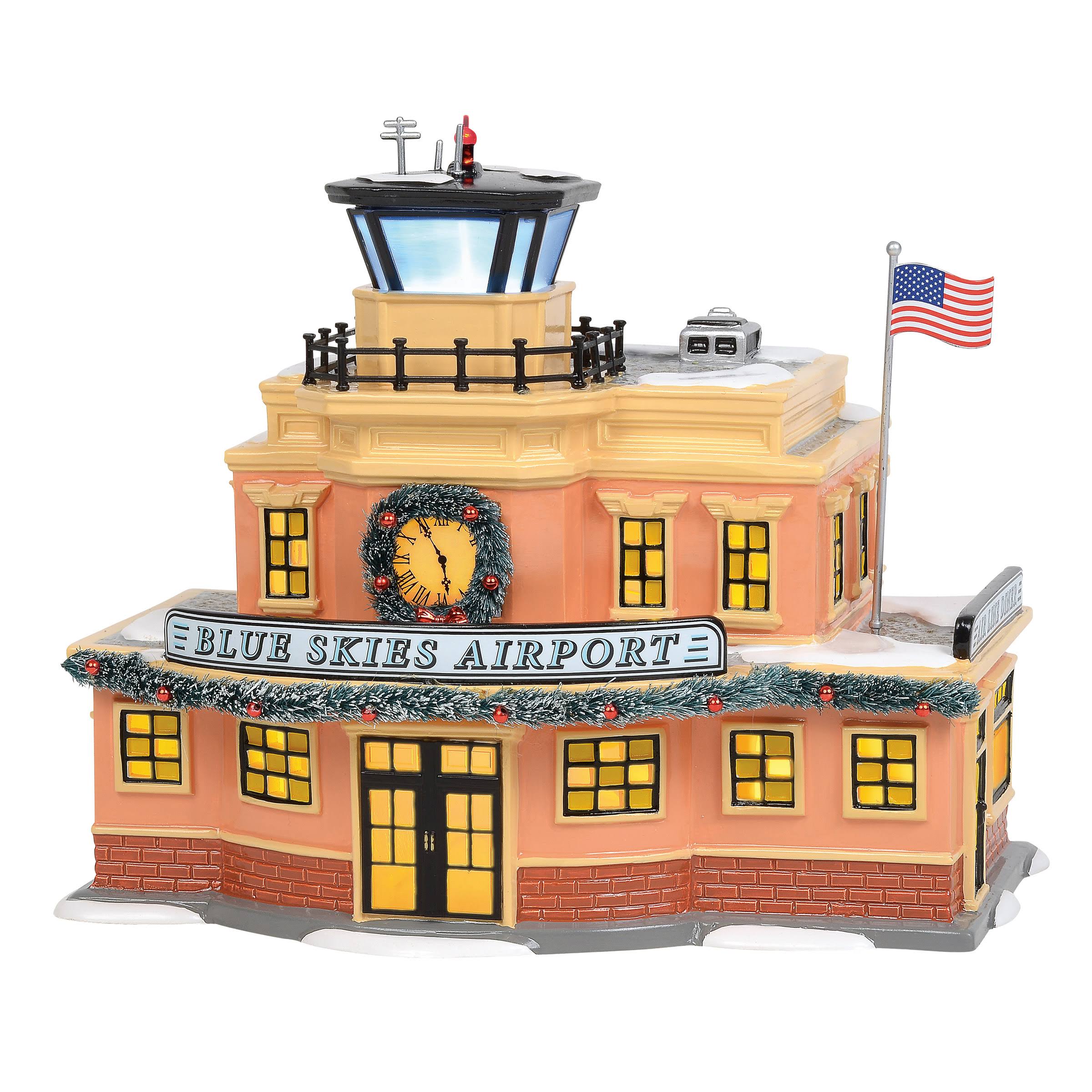 Department 56 Snow Village Blue Skies Airport