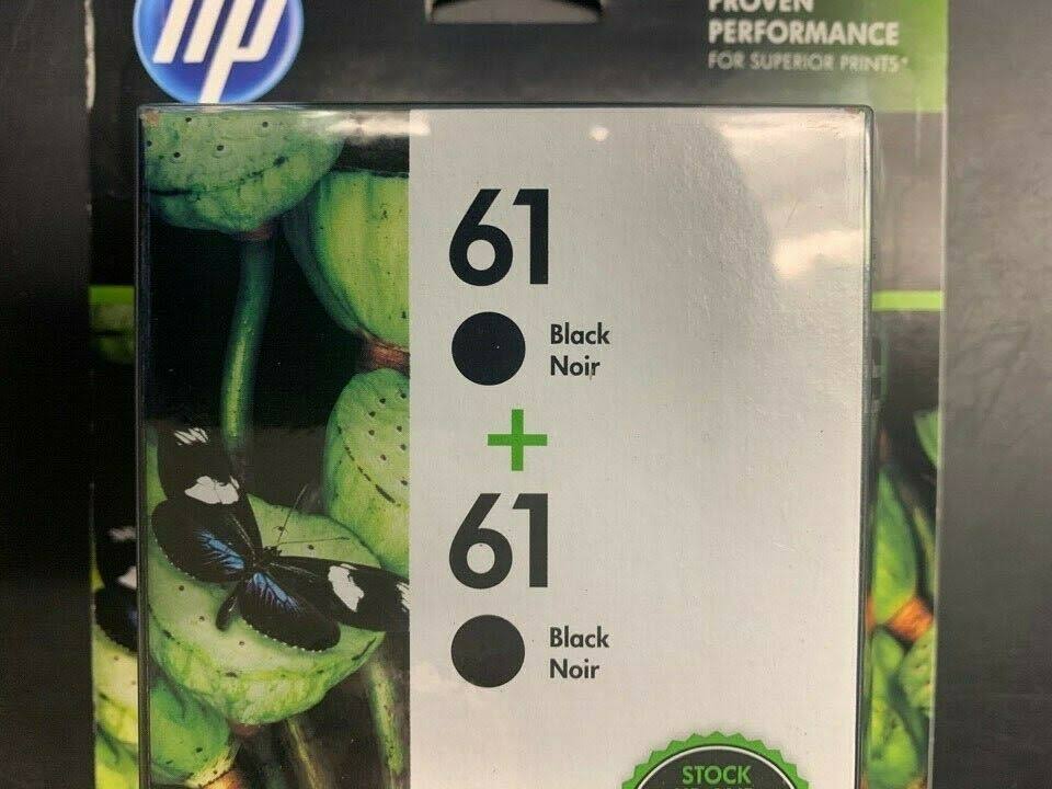 HP Ink Cartridges, Black, 61