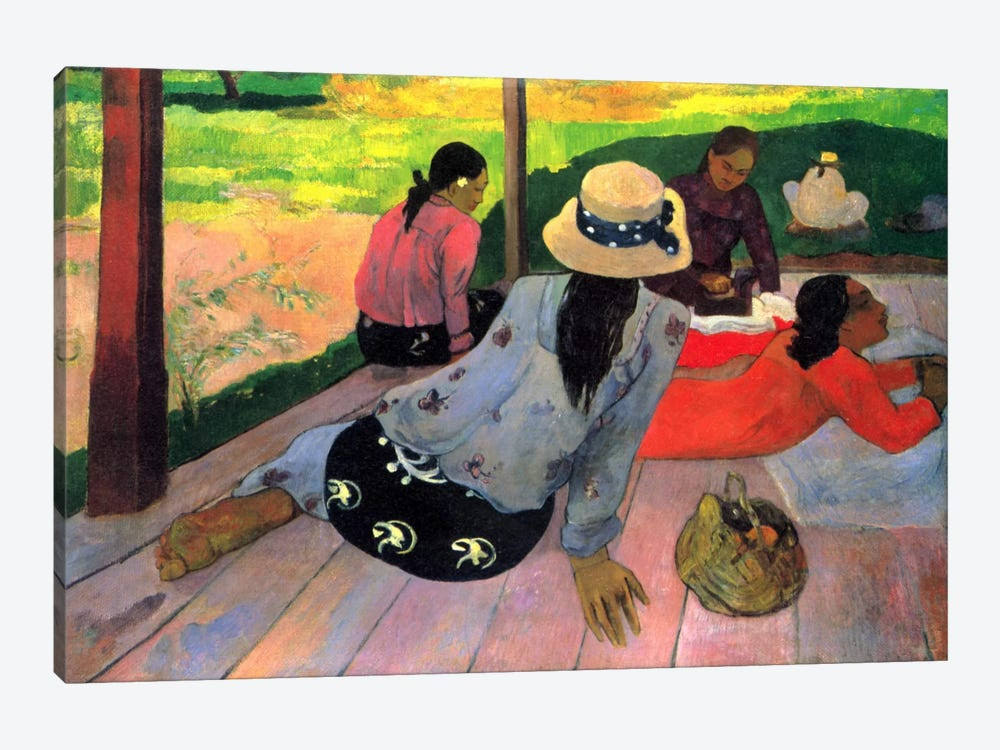 Paul Gauguin Paintings on Canvas Art - The Siesta Print