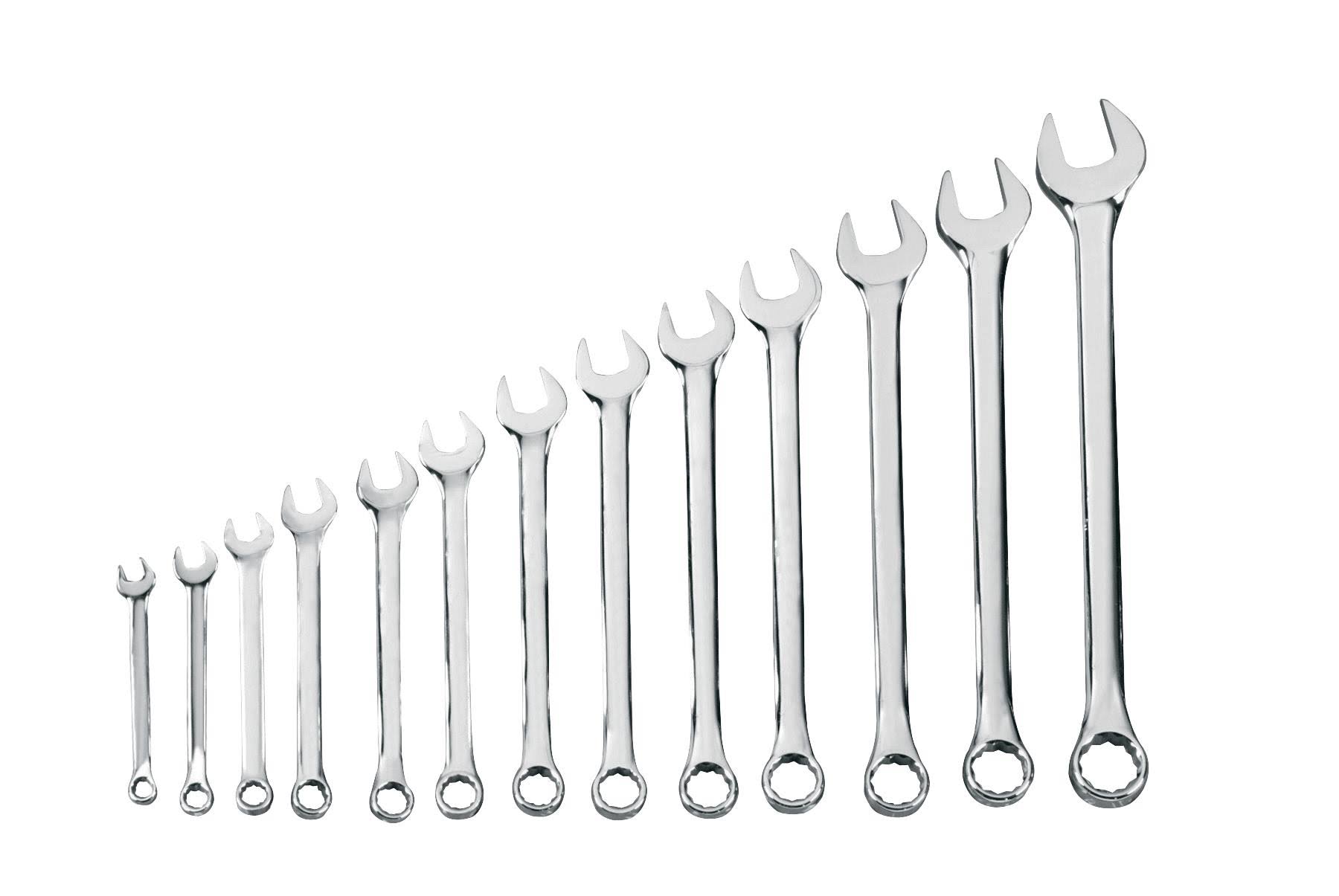 Stanley 87-244 13 Piece Full Polish SAE Long Combination Wrench Set