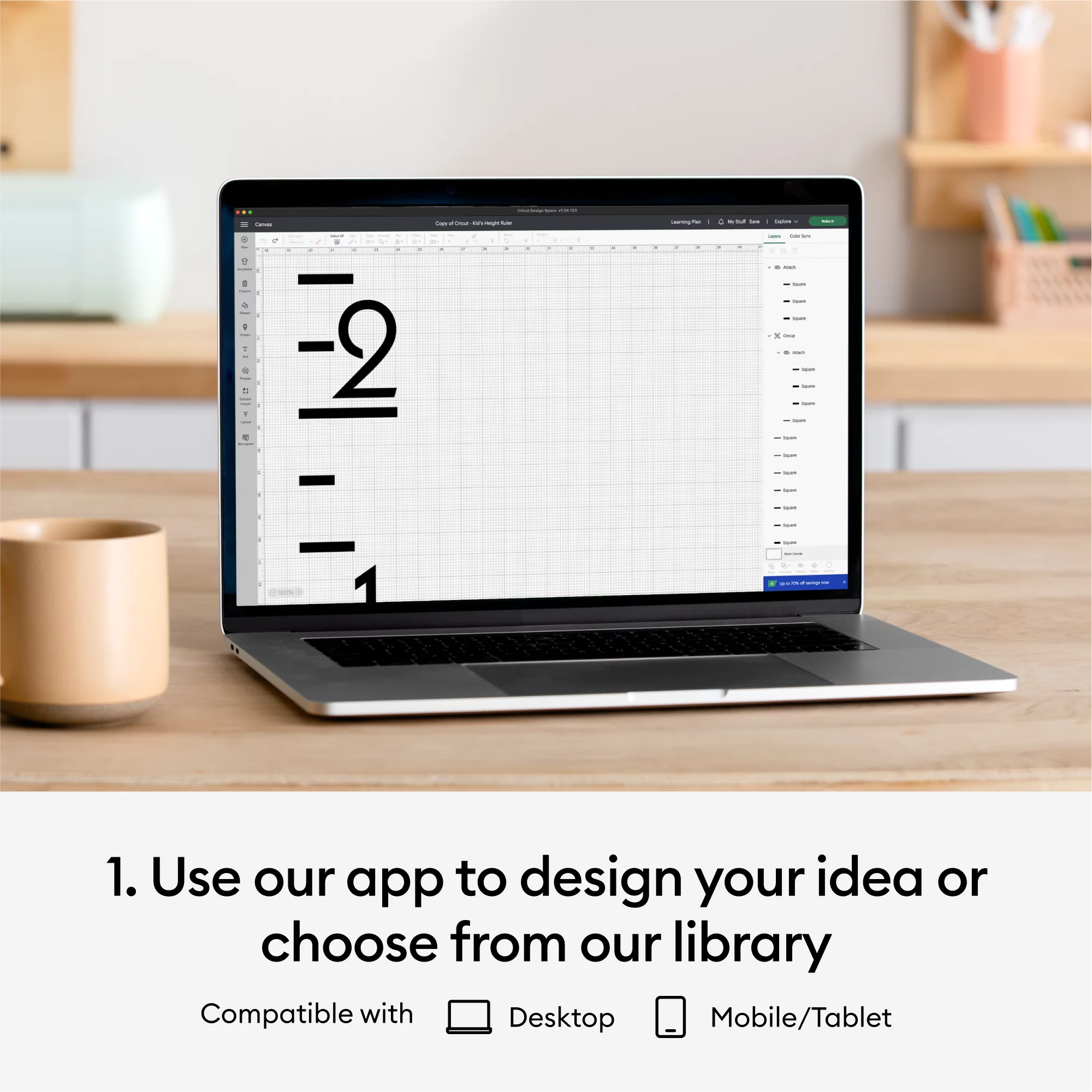 Cricut Explore 3 - Smart Cutting Machine with Easy Printables sensor