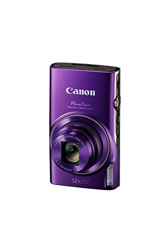 Canon PowerShot ELPH 360 Digital Camera w/ 12x Optical Zoom and Image Stabilization - Wi-Fi & NFC Enabled (Silver)