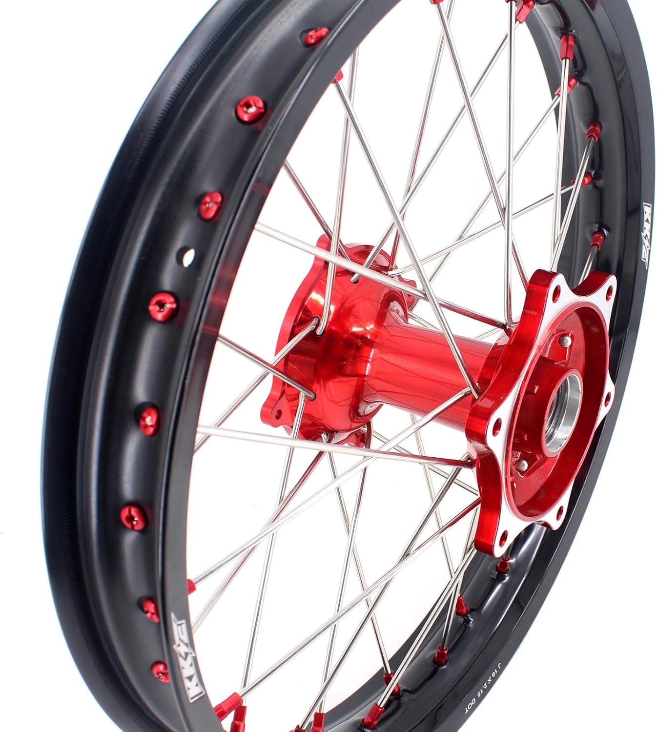 KKE 21-19'' Cast Hubs For Honda CRF250R /CRF450R /CRF450L/ CRF450RL CRF450X CRF450RX 2024 New MX Wheels Rims Nipples