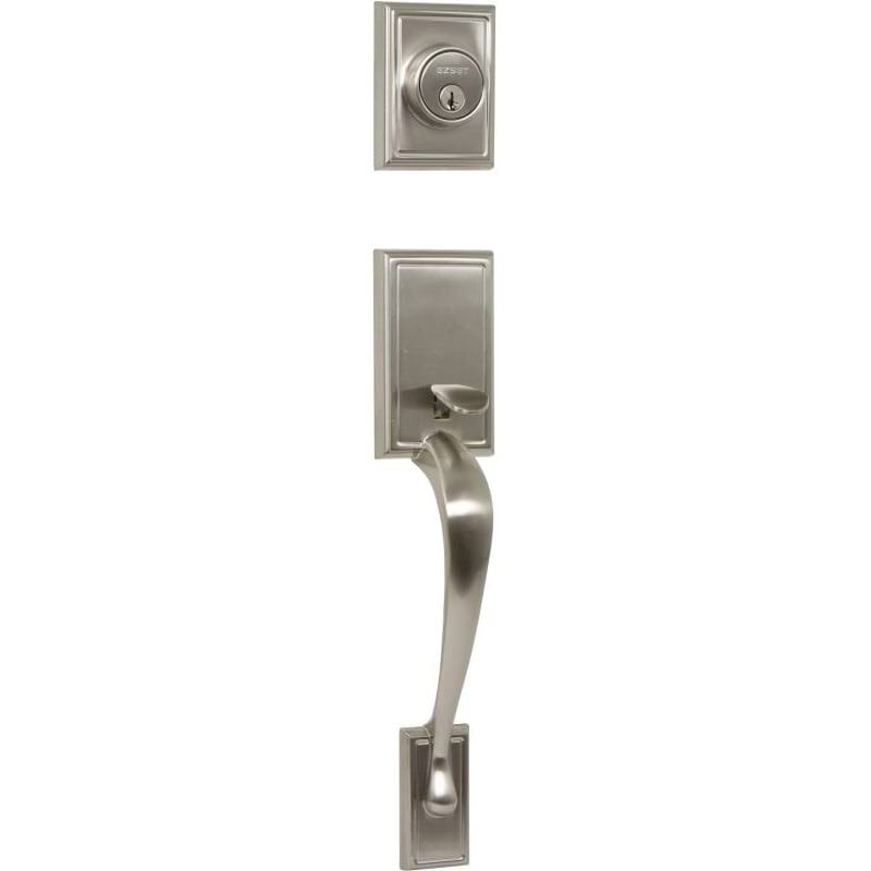 Delaney 410-KN Kellington Series Double Cylinder Door Handle Set Satin Nickel