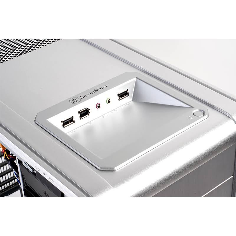 Silverstone Fortress Sst-ft01s Aluminum ATX Mid-Tower Case (Silver)