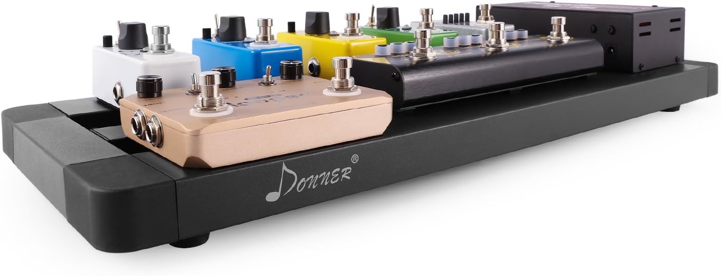 Donner Guitar Pedal Board Case DB-4 Disassembled Pedalboard 20'' x 8'' with Bag
