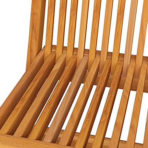 Patio Chairs with Taupe Cushions 8 pcs Solid Teak Wood,Teak Folding Patio Chairs Durable and Comfortable for Outdoor Dining and Relaxation Outdoor Seating Furniture