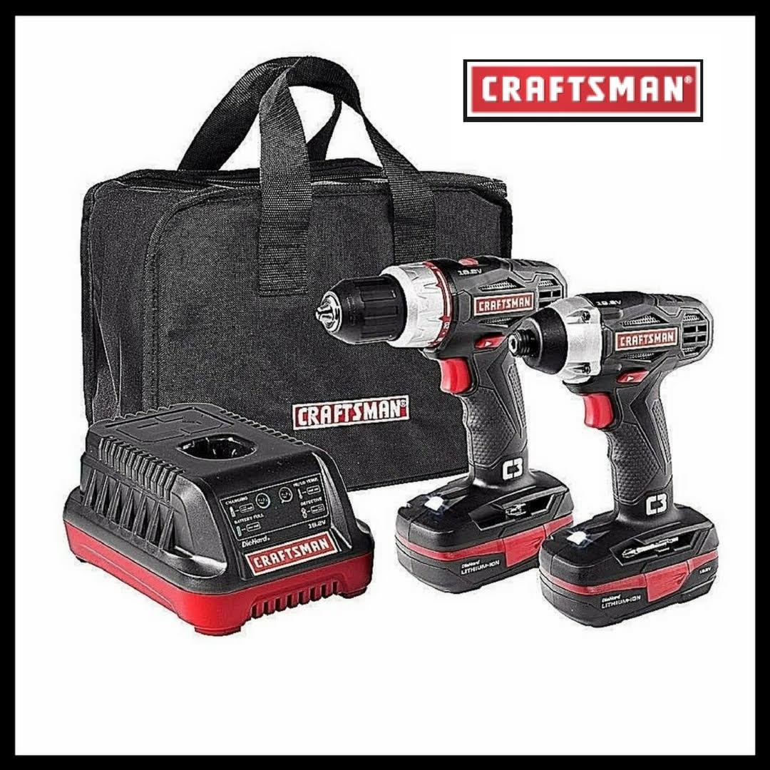 Craftsman C3 19.2V Drill and Impact Driver Combo Kit