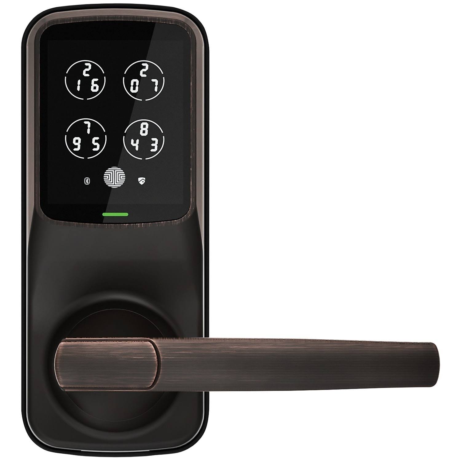 Lockly Secure Smart Latch Door Lock with Touchscreen (Venetian Bronze)