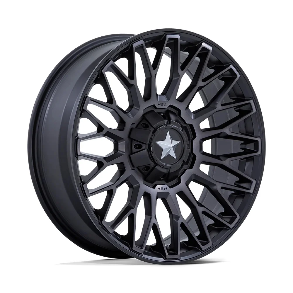MSA Clubber 15" Wheels Black DDT 35" Lynx SXS Tires Can-Am Maverick X3 / Honda Pioneer 1000 / Talon