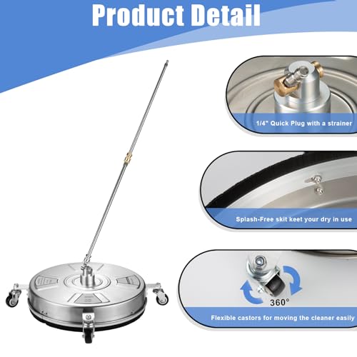 18" Pressure Washer Surface Cleaner