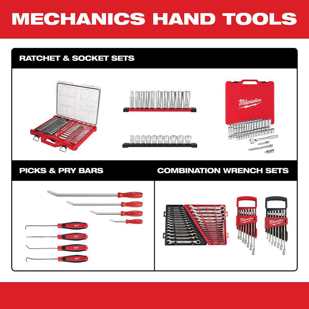Milwaukee Combination Ratcheting Wrench Set 48-22-9416
