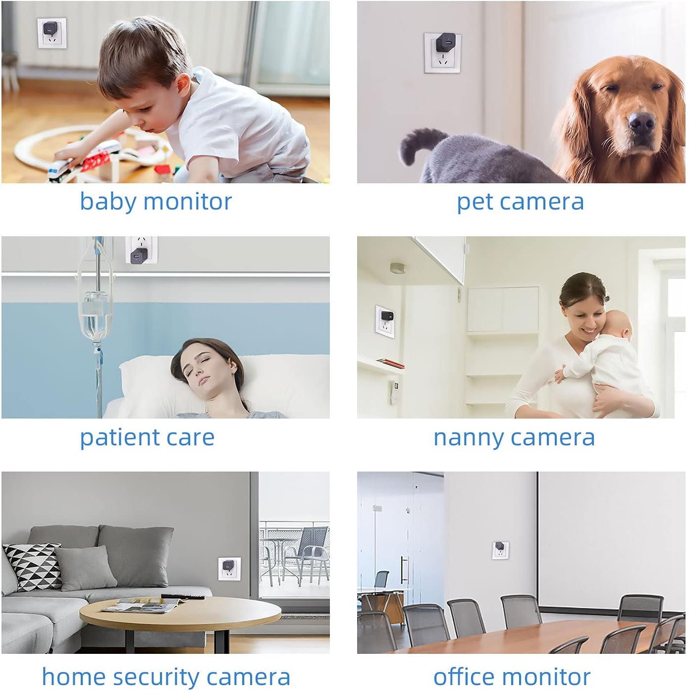 Wireless WiFi Camera, Security Surveillance Camera IP Camera with Motion Detection with APP for Indoor/Home