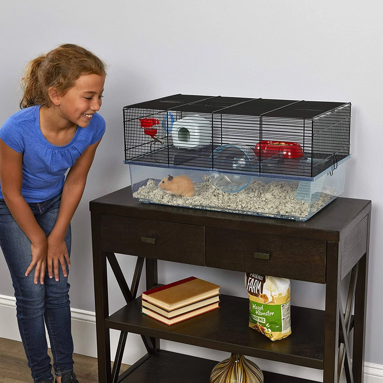 Ferplast Favola Hamster Cage, Black
