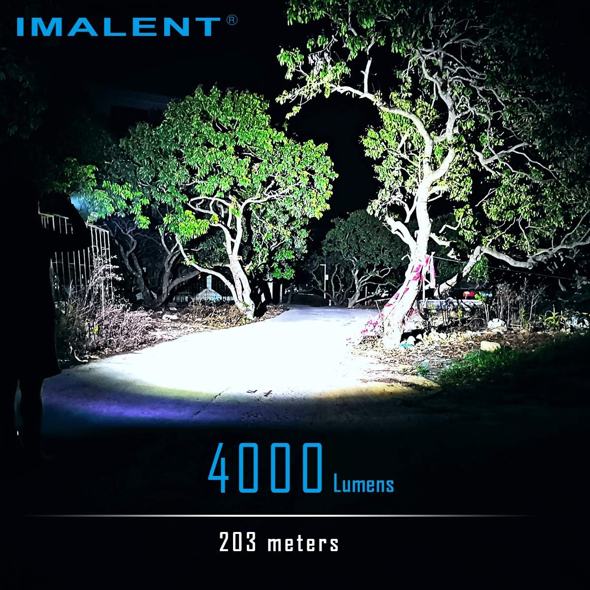 IMALENT LD70 EDC Flashlight Led Rechargeable Torch, Powerful Flashlight 4000 Lumens with CREE XHP70.2 LED, Super Bright Handlight for Camping and Hiking
