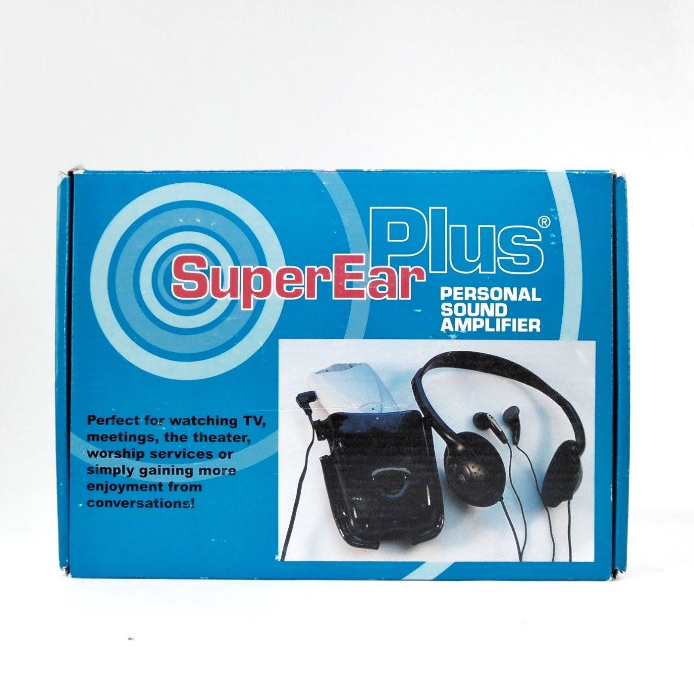 SuperEar Plus Sonic Personal Sound Amplifier SE7500 with Case, Headphones